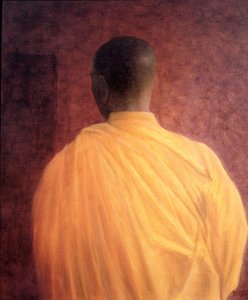 बौद्ध भिक्षु, 2005 (एक्रिलिक)